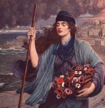  herbe pintura - Nydia La muchacha ciega de Pompeya Herbert Gustave Schmalz